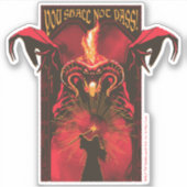 GANDALF™ Vs Balrog "You Shall Not Pass" Graphic Sticker (Voorkant)