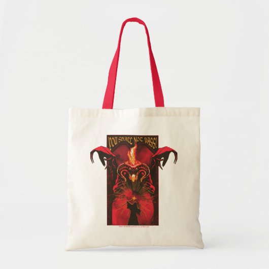 GANDALF™ Vs Balrog "You Shall Not Pass" Graphic Tote Bag (Voorkant)