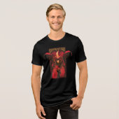GANDALF™ Vs Balrog "You Shall Not Pass" Graphic Tri-Blend Shirt (Voorkant volledig)