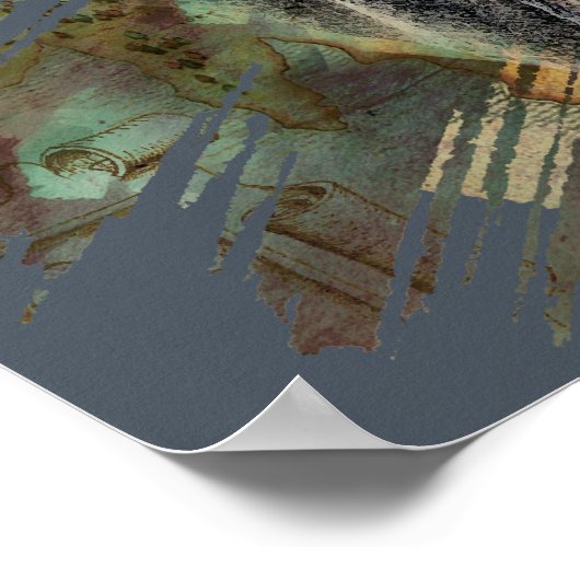 Gandalf With Sword Green Poster (Hoek)