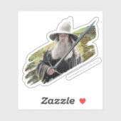 Gandalf With Sword Green Sticker (Vel)