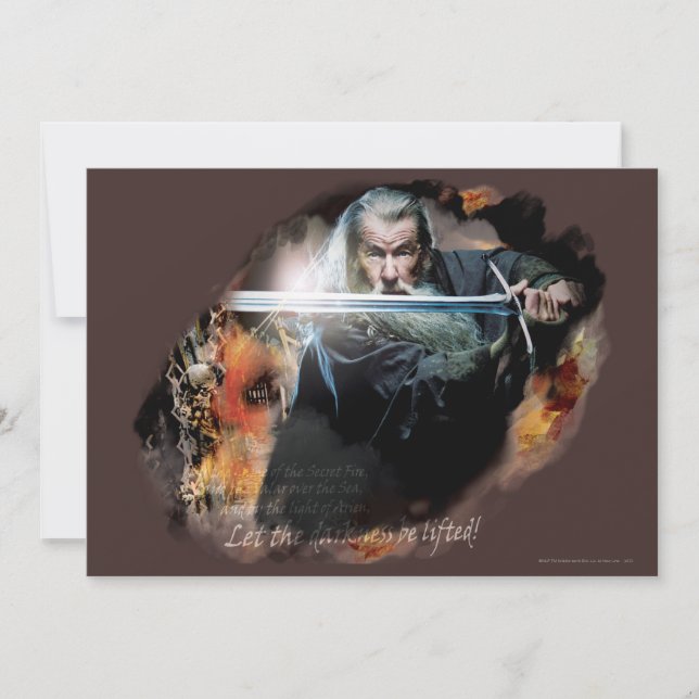 Gandalf With Sword In Battle (Voorkant)