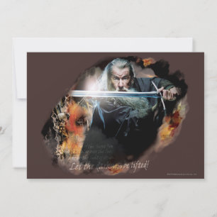 Gandalf With Sword In Battle