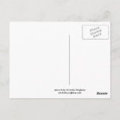 Gandalf - Zilveren Tabby Cat Art Briefkaart (Achterkant)