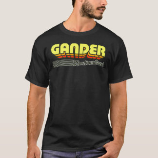 Gander, Newfoundland Retro Stripes Classic T-Shir T-shirt