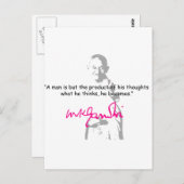 gandhi 2 briefkaart (Voorkant / Achterkant)