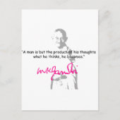 gandhi 2 briefkaart (Voorkant)