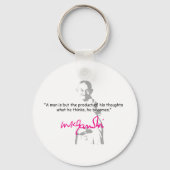 gandhi 2 sleutelhanger (Voorkant)