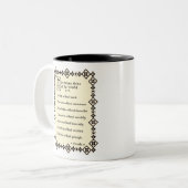 Gandhi 7 Dodelijke zins © Tweekleurige Koffiemok (Voorkant links)