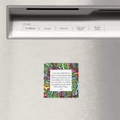 Gandhi Animal Quote Magneet (Insitu (Vaatwasser))