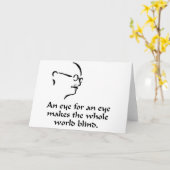 Gandhi - Blind Kaart (Gele Bloem)