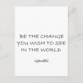 gandhi briefkaart (Voorkant)