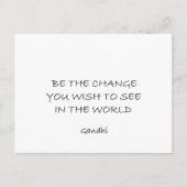 gandhi briefkaart (Voorkant)