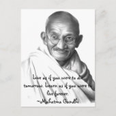 Gandhi Briefkaart (Voorkant)