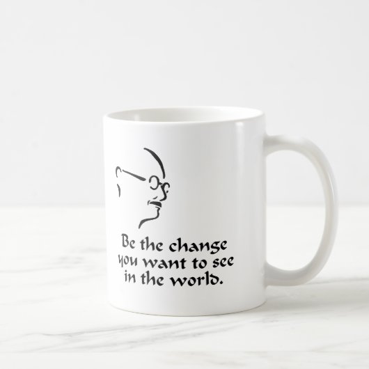 Gandhi - Change Koffiemok (Rechts)