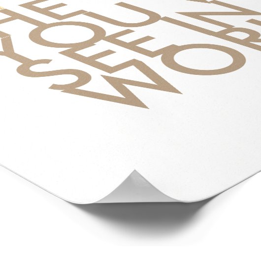 Gandhi citaat poster is de verandering sepia en wi (Hoek)