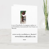 Gandhi citeert de grootheid van een natie kaart (Achterkant)