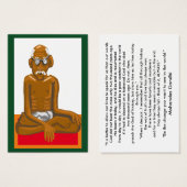 Gandhi citeert - goedheid en God Visitekaartje (Voorkant /achterkant)