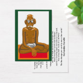 Gandhi citeert - goedheid en God Visitekaartje (Bureau)