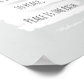 Gandhi citeert het poster op vredesgrijs en wit (Hoek)