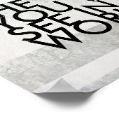 Gandhi citeert motivatie poster grijs en wit (Hoek)