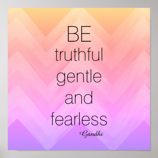 Gandhi citeert poster chevron is brutaal (Voorkant)