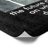 Gandhi citeert poster motivatie tekst natuur kunst (Hoek)