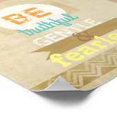 Gandhi citeert poster typografie inspirerend tekst (Hoek)