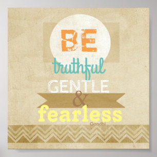 Gandhi citeert poster typografie inspirerend tekst