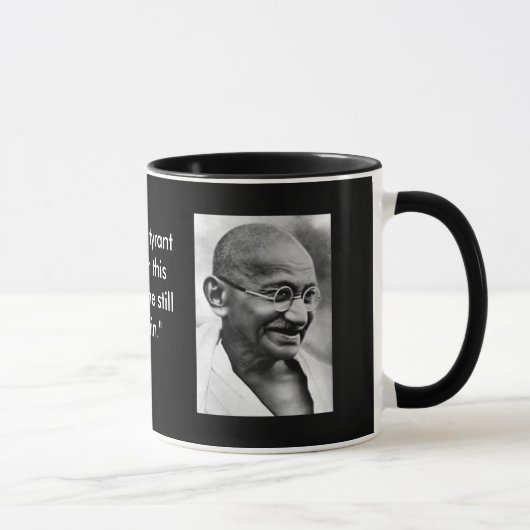 Gandhi glimlachen mok (Rechts)