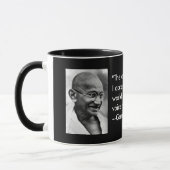 Gandhi glimlachen mok (Links)