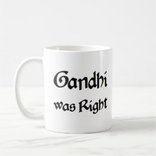 gandhi had gelijk koffiemok