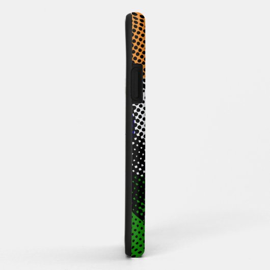 Gandhi + Indiase vlag iPhone 5C Case (Achterkant/rechts)