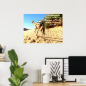 Gandhi Inspirerend citaat over Zelfhulp Poster (Thuiskantoor)