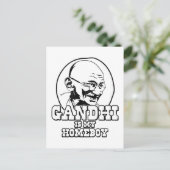 Gandhi is mijn Homeboy Briefkaart (Staand voorkant)