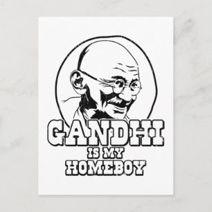 Gandhi is mijn Homeboy Briefkaart