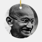 GANDHI KERAMISCH ORNAMENT (Achterkant)