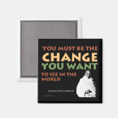 Gandhi Magnet (Voorkant / Achterkant)