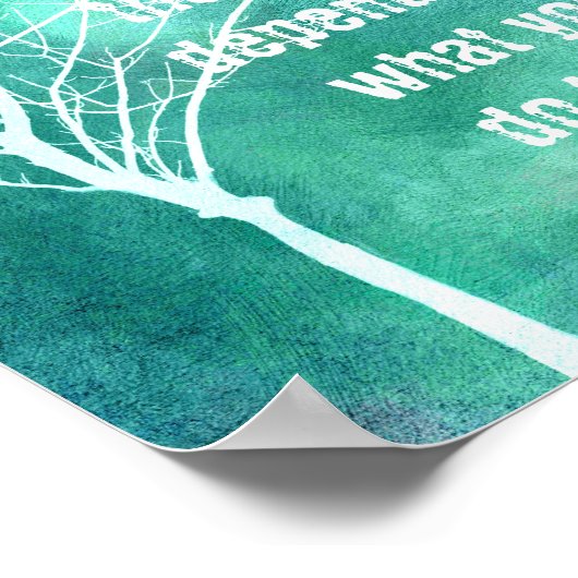 Gandhi motivatie quote poster met originele kunst (Hoek)