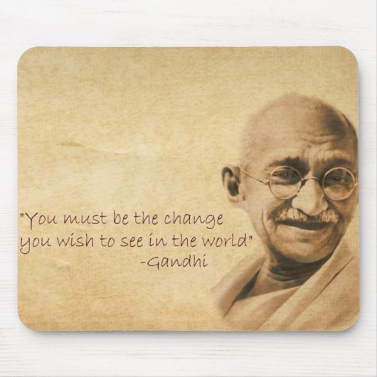 Gandhi Mousepad Muismat (Voorkant)