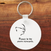 Gandhi Peace Sleutelhanger (Voorkant)