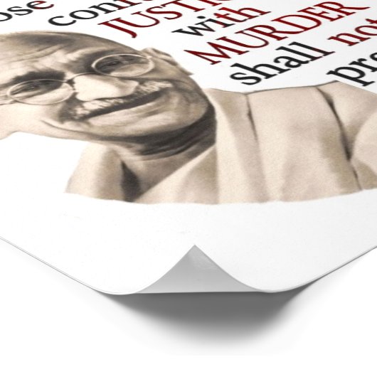 Gandhi Poster (Hoek)