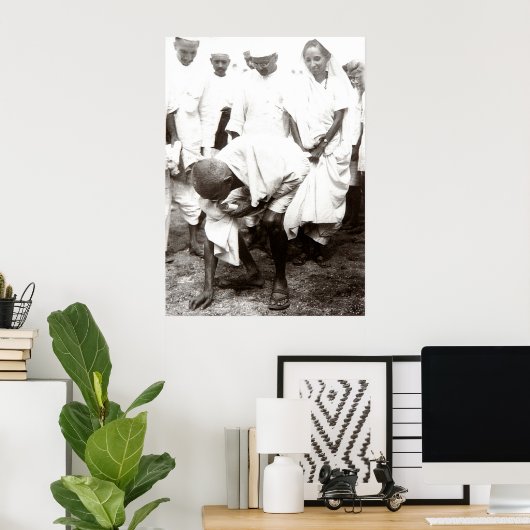 Gandhi Poster (Thuiskantoor)
