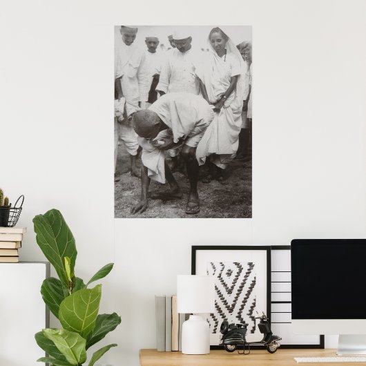 Gandhi Poster (Thuiskantoor)