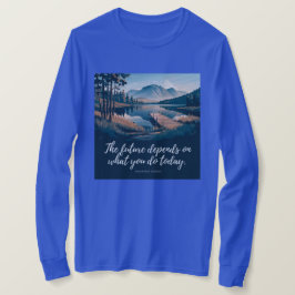 Gandhi Productivity Quote T-shirt