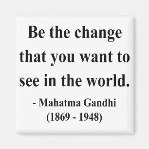 Gandhi Quote 1a Magneet