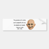 Gandhi Quote 2b Bumpersticker (Voorkant)
