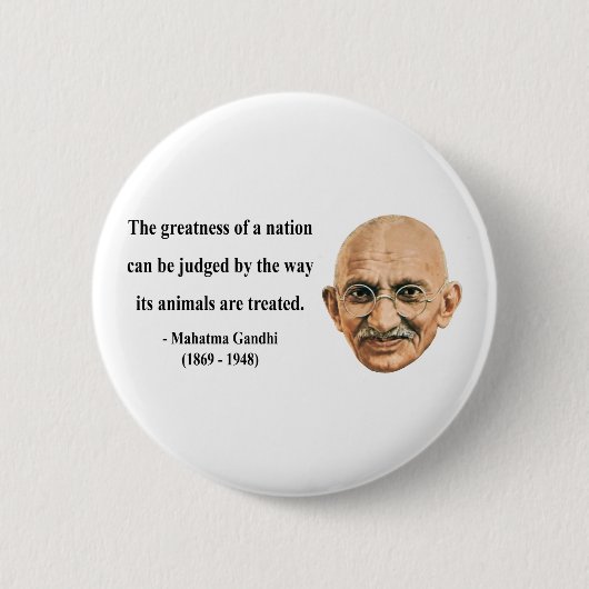 Gandhi Quote 2b Ronde Button 5,7 Cm (Voorkant)