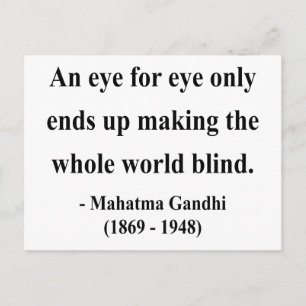 Gandhi Quote 3a Briefkaart