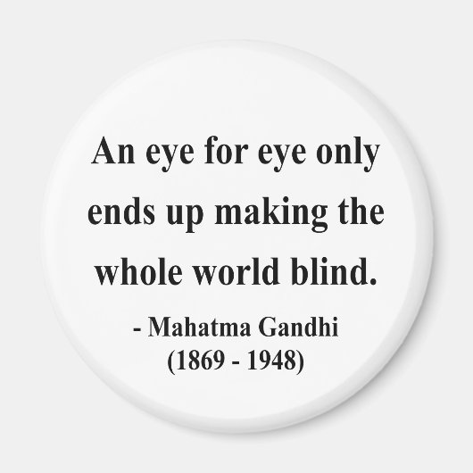 Gandhi Quote 3a Magneet (Voorkant)